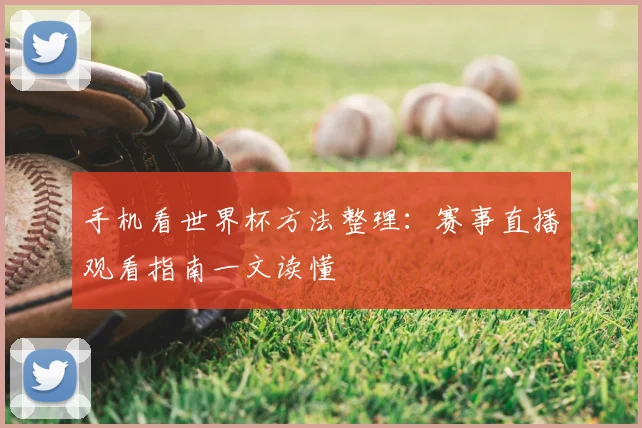 手机看世界杯方法整理:赛事直播观看指南一文读懂